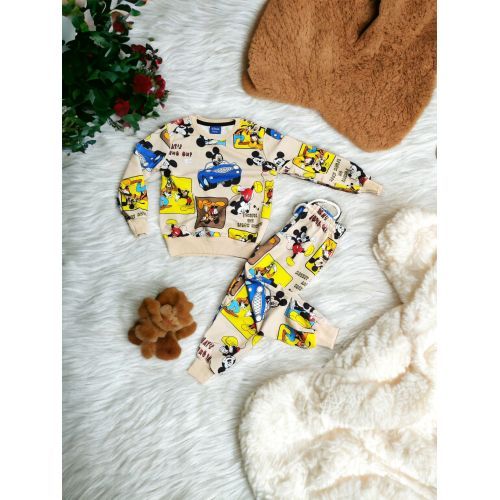 Dijital Karakter Baskili Cepsiz Takimlar (Mickey )