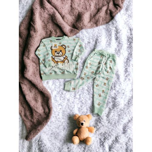 Dijital Karakter Baskili Cepli Takimlar (Moschino)