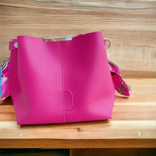 Fular Detaylı Orta Boy Şık El Ve Omuz Çantası