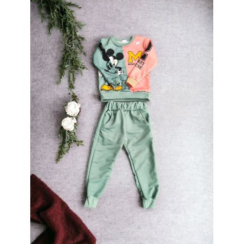 Dijital Karakter Baskili Cepli Takimlar (Mickey)