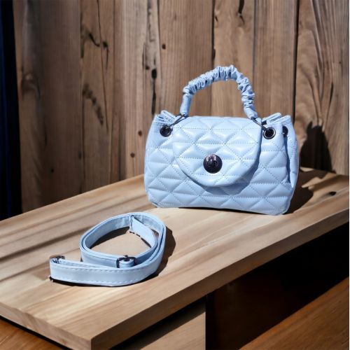 Baklava Desenli Büzgürlü Tutamaç Detaylı El...