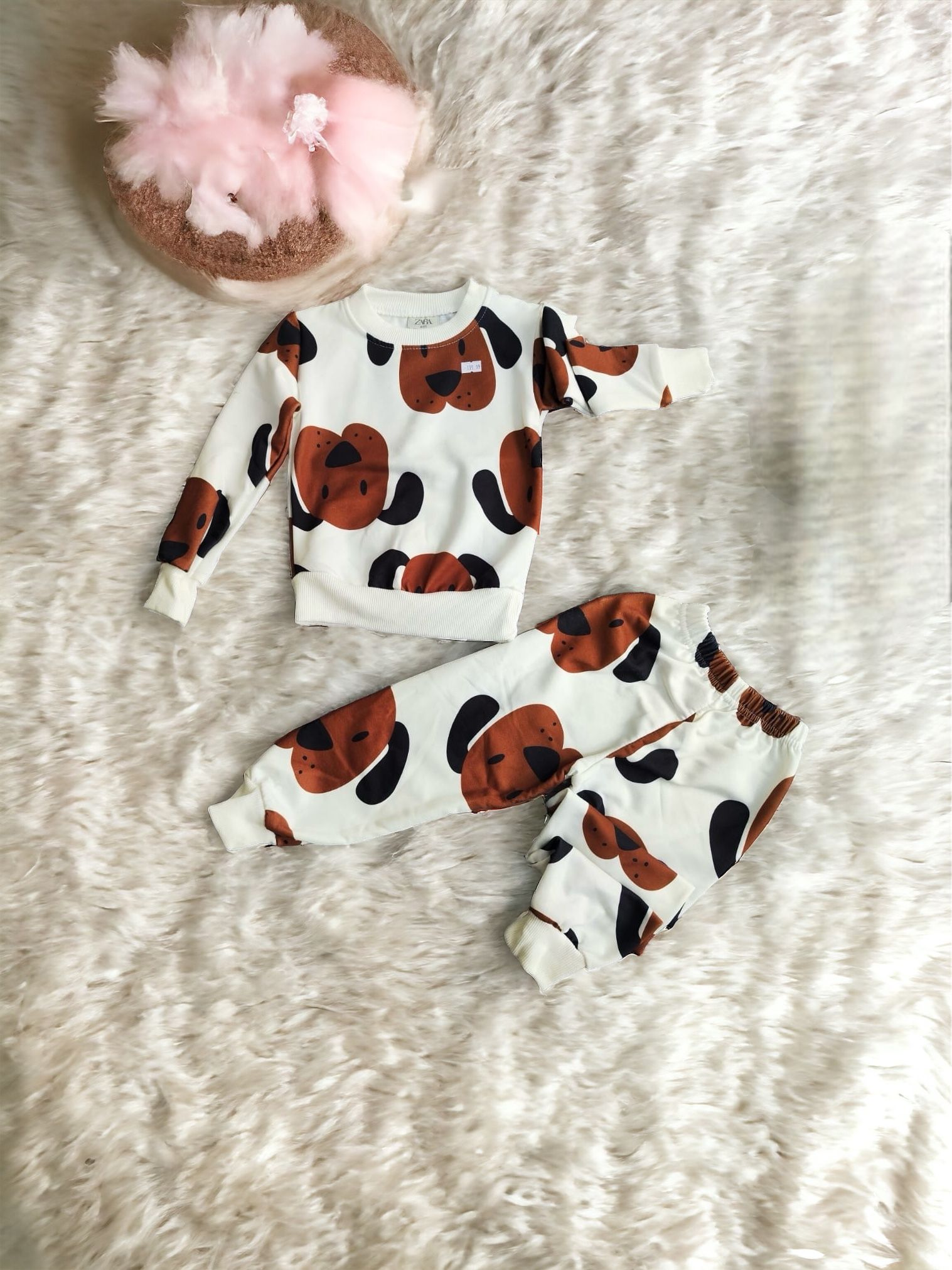 Dijital Karakter Baskili Cepsiz Takimlar (Dalmacyali Köpek )