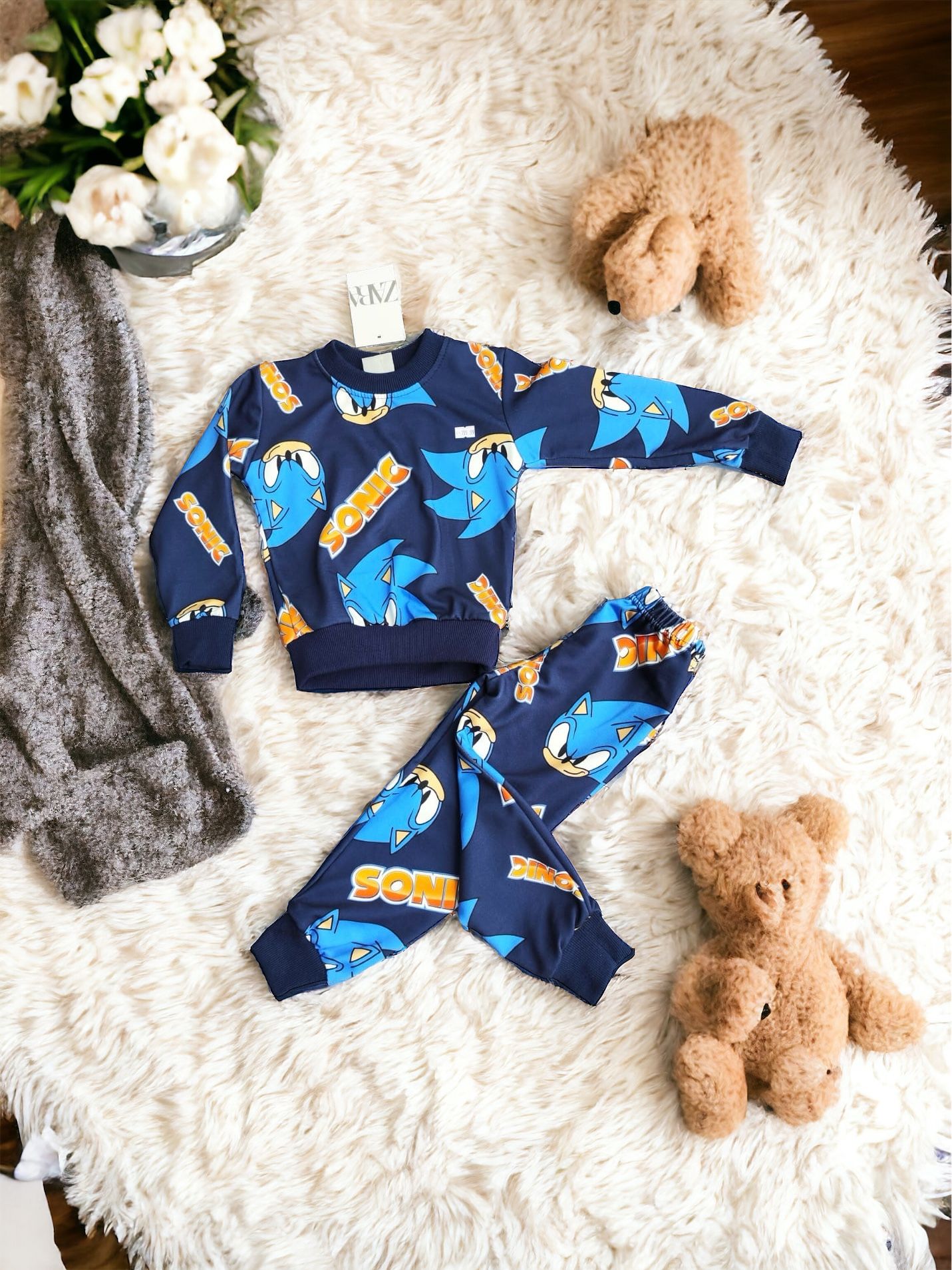 Dijital Karakter Baskili Cepsiz Takimlar ( Sonic )