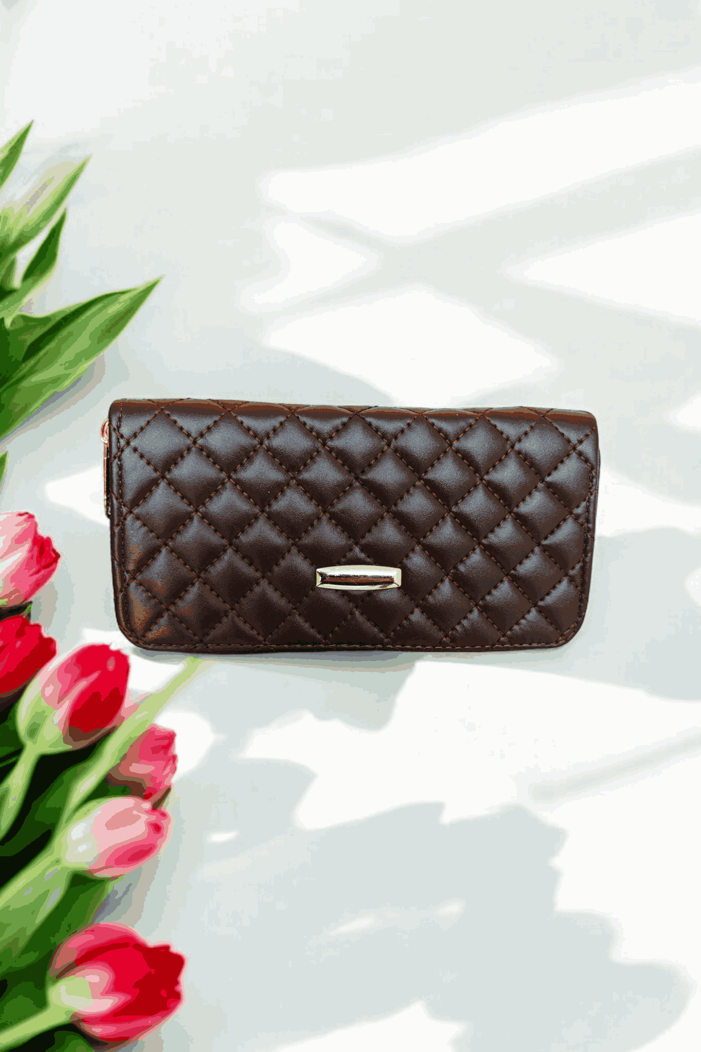 Baklava Desenli Büyük Boy Cüzdan