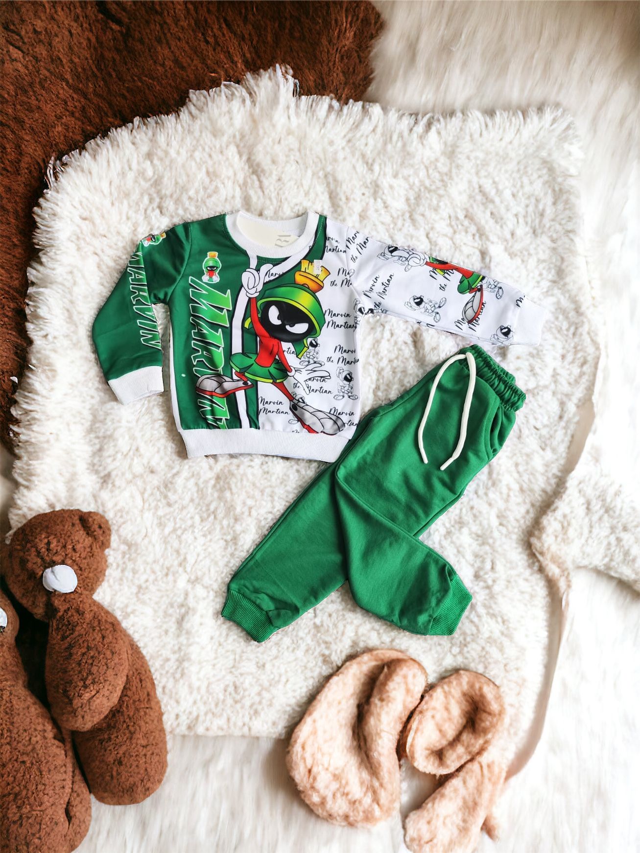 Dijital Karakter Baskili Cepli Takimlar (Mortion )